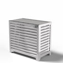 Cover Pompa di Calore 105x65x150 cm a Terra Indipendente Big Blade VL Bianco 