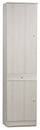 Kleiderschrank 2 Türen 1 Schublade 46x183x34 cm Eukalyptus