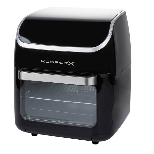 online 4 in 1 Elektrische Heißluftfritteuse 12 Liter 1800W Kooper AriaPiù Evolution Schwarz