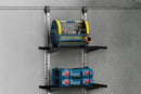 Scaffalatura 3 Ripiani per Casetta da Giardino 70x30 cm Altezza Regolabile Struttura in Metallo Keter Shelving Kit 70