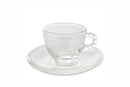 Set 6 Tazzine da Caffè Ø6,5x5,4 cm in Vetro Villa d'Este Home Tivoli