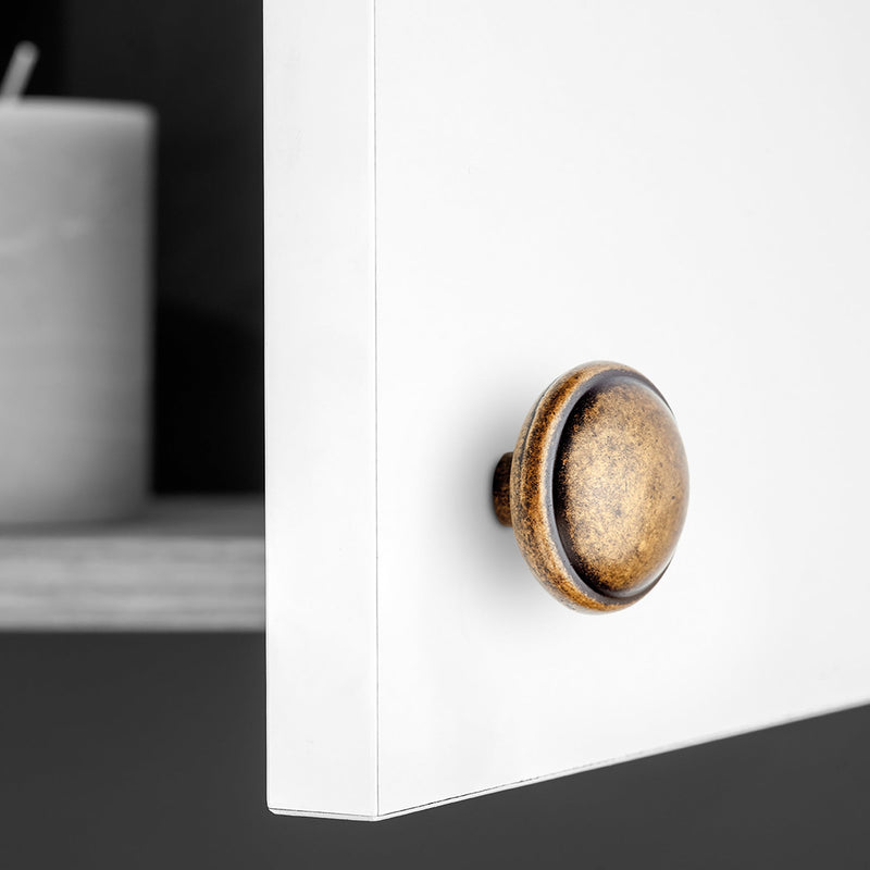 Pomolo per Mobile 32 mm Zama Nero 25 Pezzi Emuca