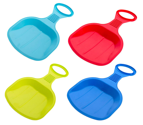 prezzo Piattello Slittino da Neve 51x33x2 cm 1 Posto Snow Slider Flash Vari Colori