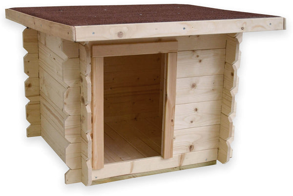 Outdoor-Hundezwinger 77x60xh64 cm Laila in Naturholz prezzo