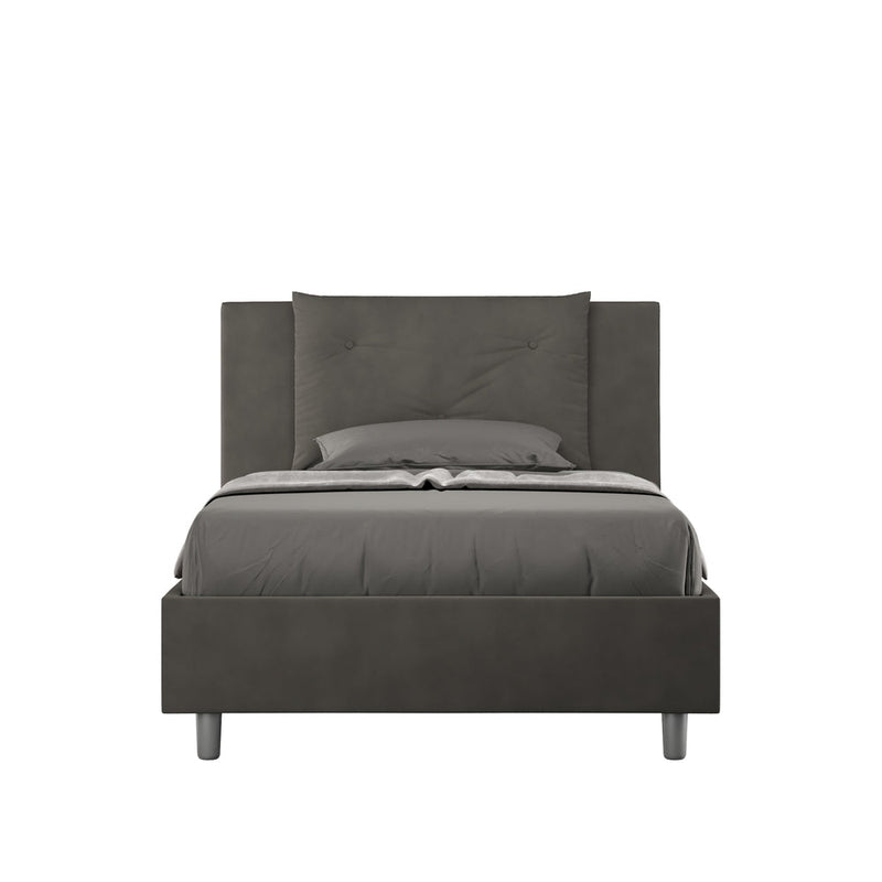 Letto Singolo Appia Grigio Varie Misure