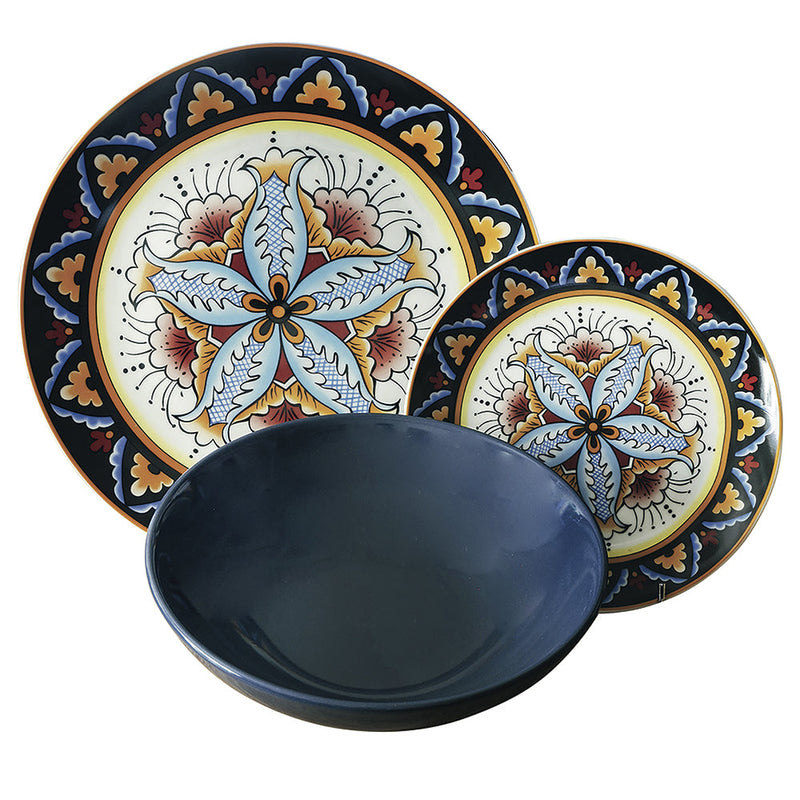 Servizio Piatti 18 Pezzi in Porcellana VdE Tivoli 1996 Renaissance