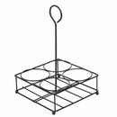 Menage 5 Pezzi in Ceramica con Stand in Metallo VdE Tivoli 1996 Baita Chocolate