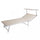 Cefalu XXL Garten-Sonnenliege 213 x 85,5 x 40 cm in Beige Aluminium
