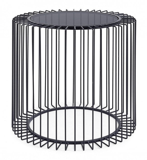 Kieran D50 Runder Couchtisch aus Metall sconto