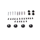 Scaffale Lader con Struttura e Ripiani H1150 Verniciato Nero Acciaio e Legno Emuca