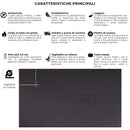 Piatto Doccia in Pietra Bonussi Manila Nero Varie Misure