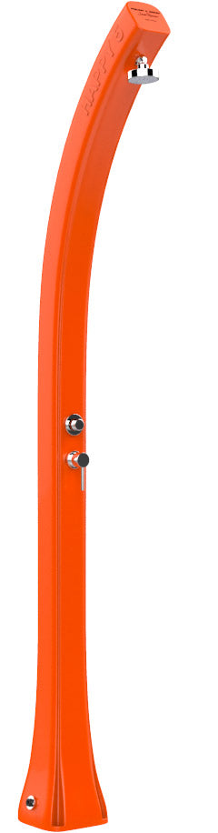 Doccia Solare da Giardino 28L Miscelatore Temporizzato Arkema Happy Beach Arancio