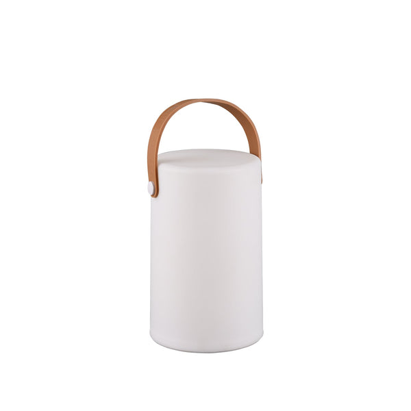 LED-Tischlampe für den Außenbereich aus weißem Kunststoff prezzo