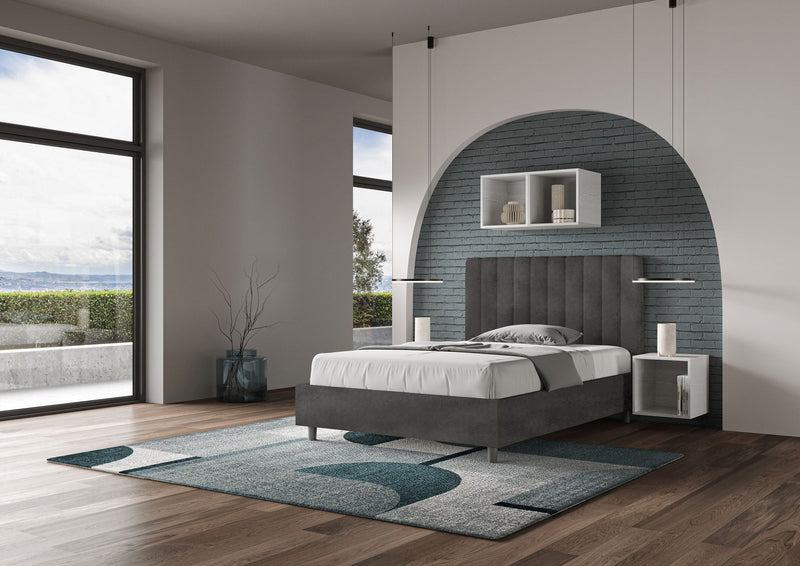 Letto 1 Piazza e Mezzo Agueda Grigio Varie Misure