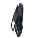 Sedia Sdraio Reclinabile e Richiudibile Rio 65x90x108 cm con Poggiatesta in Poliestere con Struttura in Acciaio Blu Mélange      
