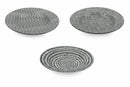 Set 6 Piatti Pasta Bowl in Porcellana Ø28 cm Decoro Tribale a Rilievo  Villa d'Este Home Tivoli Timbuktu