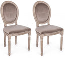 Set 2 Sedie 48x46x96h cm Mathilde Tortora 