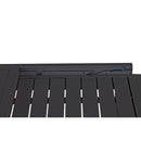 Tavolo da Giardino Allungabile 82/163x82xH75 cm in alluminio Lipari grigio