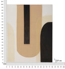 Dipinto su Tela Lofty 80x100x2,8 cm Cornice in Legno di Pino Multicolor