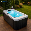 Vasca Idromassaggio Monoblocco Caesar per 1 Persone 200x100x75 cm in Acrilico US Color Legno      