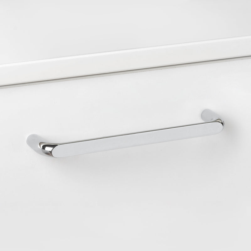 Set 20 Maniglie per Mobili 160 mm in Zama Emuca Zagreb Cromato