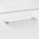 Set 20 Maniglie per Mobili 224 mm in Zama Emuca Zagreb Cromato