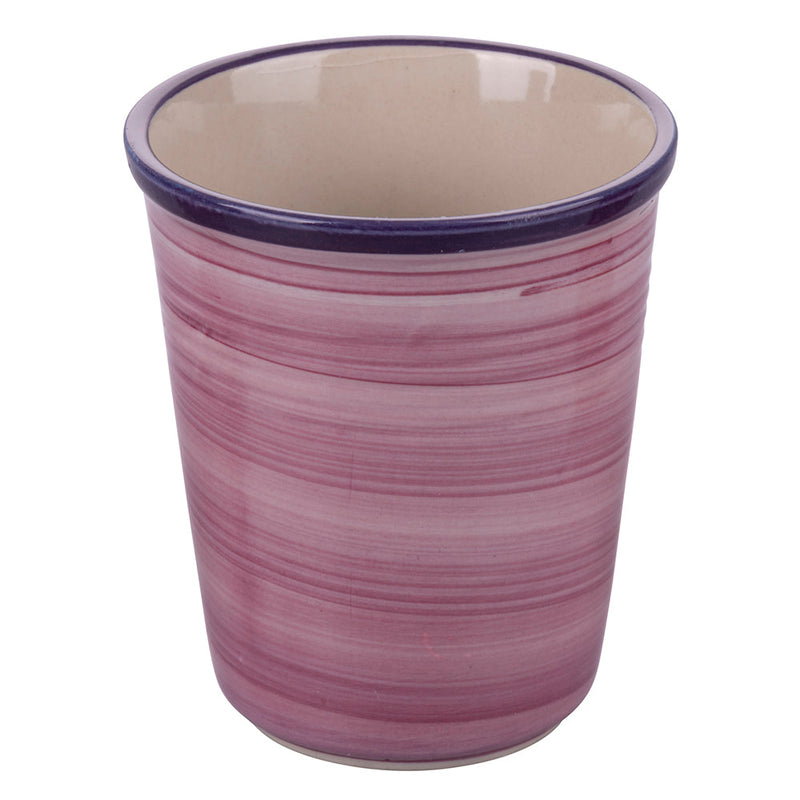 Set 6 Bicchieri Acqua Baita Provence in Ceramica VdE Tivoli 1996 Rosa