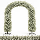 Arco Natalizio Innevato 200x240 cm con 1166 Punte Foltissimo con Base in Metallo