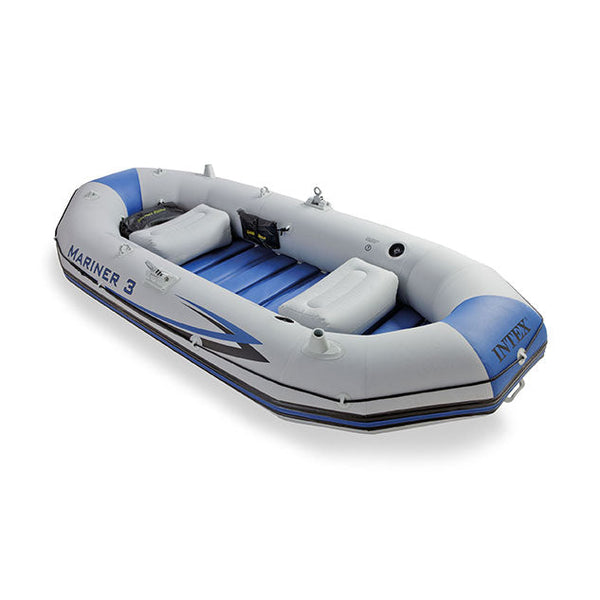 Beiboot Beiboot 3 Sitze aus PVC mit Aluminiumrudern Intex Mariner 3 Set sconto