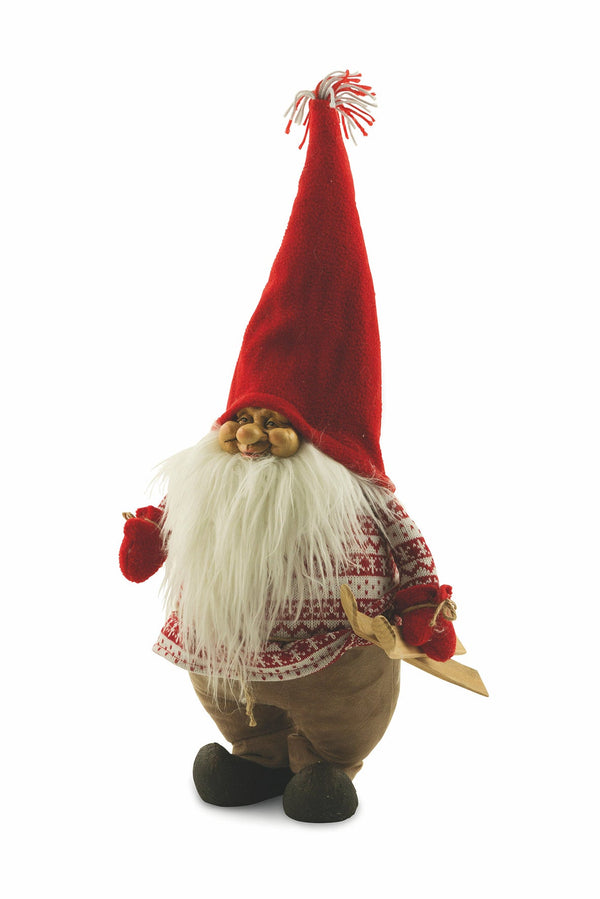 prezzo Kleiner Gnom aus Stoff 30x20xH62 cm Soriani Nordic