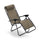 Zero Gravity Reclining Folding Liegestuhl aus Stahl und Textilene Taddei Gran Relax Braun