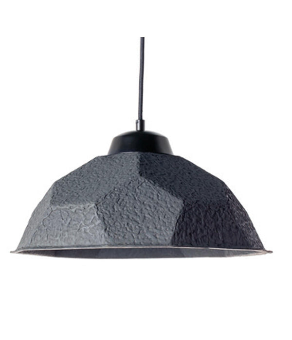 Lampada a Sospensione Ø35xH160 cm in Cartone Riciclato e Metallo Egg Nero online