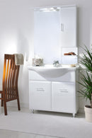 Mobile Bagno 75cm TFT Vanity Bianco Specchio