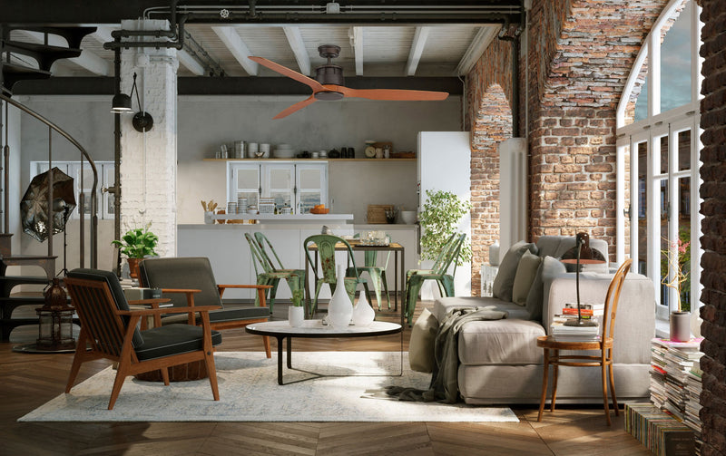 Ventilatore da Soffitto con 3 Pale e LED Ø152 cm 3 Velocità Martec Governor Bianco