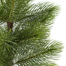 Albero di Natale Artificiale cm Ø48xh90 con 19 rami con vaso grivola verde