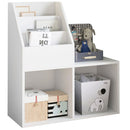 Libreria Cameretta Bambini Legno Scaffale 5 Ripiani Porta Giocattoli Libri Rivis