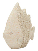 Decorazione Pesce Sand 16,7x6,5x16,8 cm in Resina Beige      