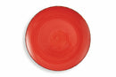 Set 6 Piatti Piani Ø44 cm in Gres Villa d'Este Home Tivoli Rosso Baita