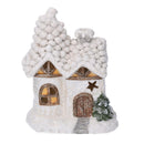 Casetta resina led bianco cm 17x11,5xh22