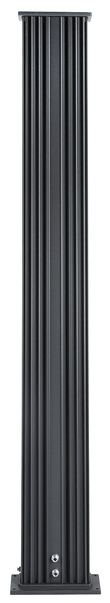 Doccia Solare Ibrida da Giardino 40L Miscelatore e Doccetta Lavapiedi Antracite