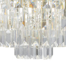 Lampada pendente Neoclassic in Metallo e Vetro Revero Cromo