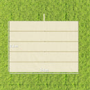 Tetto di Ricambio per Pergola Gazebo da Giardino 300x400 cm in Poliestere Crema