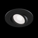 Faretto da incasso Downlight in Alluminio Atom Nero