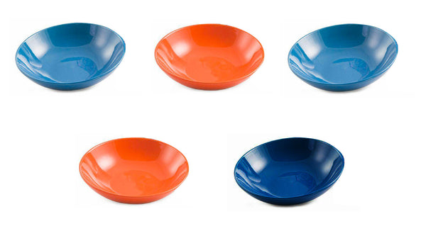 acquista Set 5 Piatti Fondi in Porcellana e Gres VdE Tivoli 1996 Marrakech