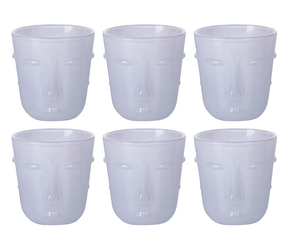 Set mit 6 Wassergläsern Vis à Vis in Villa d'Este Home Tivoli Weißglas sconto