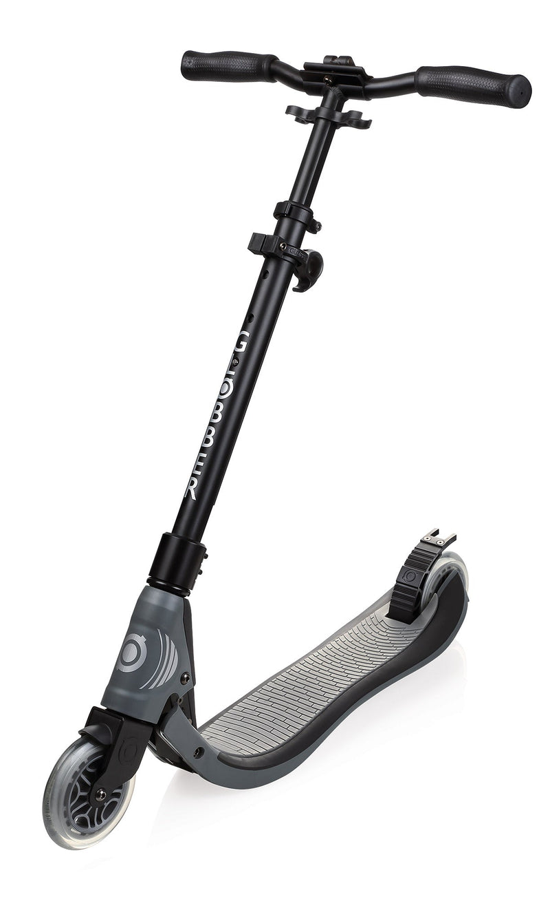 Monopattino 2 Ruote in Alluminio Globber One Nl 125 Nero e Grigio