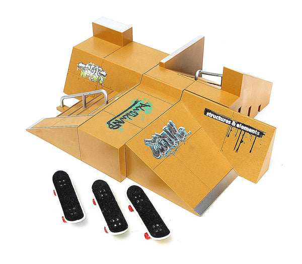 Fingerboard für Kinder 35x14 cm mit Plastik Mini Skatepark online