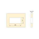 Multipresa Atom 26 Lite per Scrivania Imballo Verniciato Nero Zama e Acciaio e Tecnoplastica Emuca