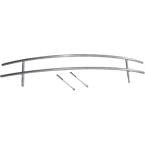 Schutzbügel für halbrunde Bio-Kamine 9x50,5cm Flig Shield Silber prezzo