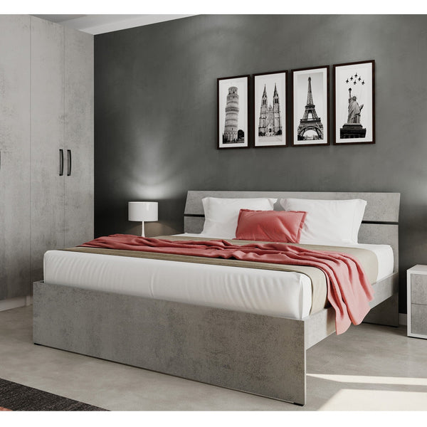 Letto Matrimoniale 98x171X200 cm cemento prezzo